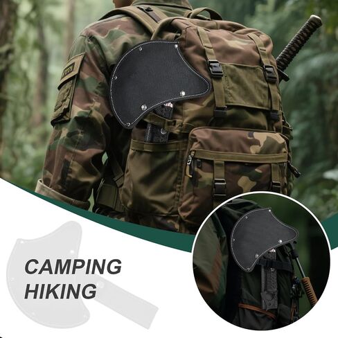 Outdoor 13" Camping Small to Medium Size Hatchet,Multi Functional Shock-Absorbing Tools Axe,Mountaineering Campfires Self Defense Portable Carrying,13",1LB in Saudi Arabia