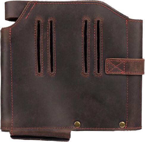 Leather Loggers Felling Axe Sheath Hatchet Head Cover Protector Belt Pouch | Blade Protection Cover, Adjustable,Shields Against Moisture,Fits Blades Up To 5.5" Wide,Gift For Outdoor Enthusiasts Camper in Kuwait