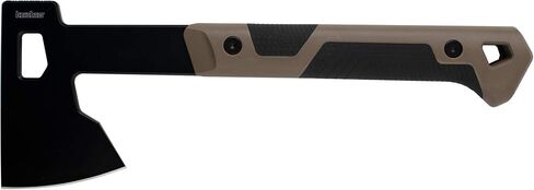 Kershaw Deschutes Skinner Hatchet Camp Ax, Tan, 14 Inch Overall Length | Stainless Steel Fixed Head, Full Tang, EDC, Molded Sheath with Straps, Hatchet Axe for Camping, Backpacking and More in Saudi Arabia