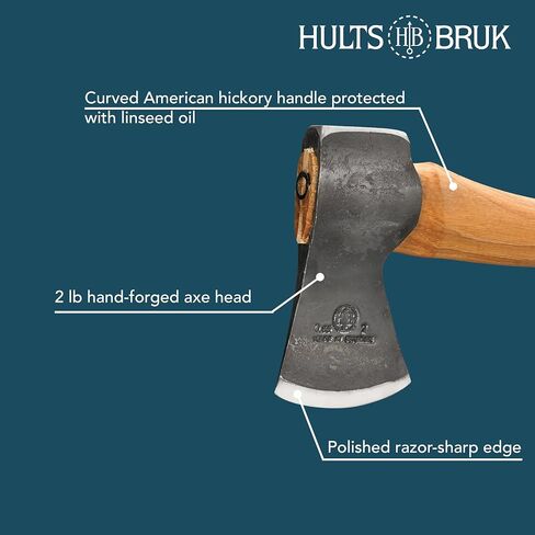 Hults Bruk 840712 Ekelund Hatchet - 2 lb Head, 20" Handle in Saudi Arabia