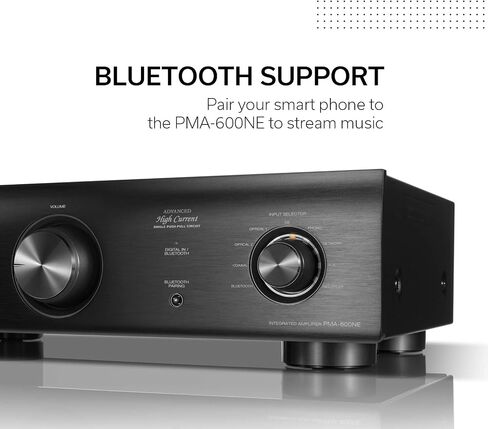 Denon PMA-600NE Bluetooth Stereo Amplifier, 2 Channel Amplifier Home Audio | Integrated Amp 70W x 2, Built-in DAC & Phono Pre-Amp, Analog Mode, Advanced Ultra High Current Power in Saudi Arabia