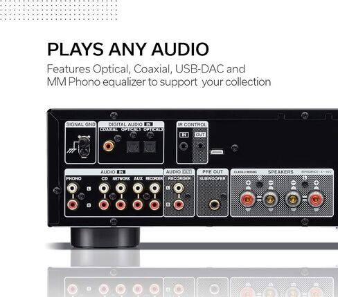 Denon PMA-600NE Bluetooth Stereo Amplifier, 2 Channel Amplifier Home Audio | Integrated Amp 70W x 2, Built-in DAC & Phono Pre-Amp, Analog Mode, Advanced Ultra High Current Power in Saudi Arabia