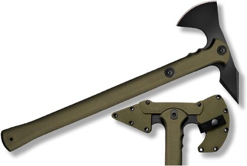 Cold Steel 90PTHGZ Trench Hawk, Olive Drab Green, Clam Package in Saudi Arabia