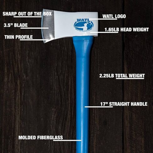 The Kill Shot: World Axe Throwing League Premium Competition Throwing Axe with Durable Throwing Hatchet Molded Fibreglass Handle in Saudi Arabia