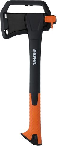 DESHIL 18" Chopping Hatchet Axe for Camping & Kindling with Sheath | Lightweight Nylon Hollow Handle, Anti-Slip Shock Absorption Grip for Outdoor Survival, Splitting, Hiking & Yard Tools in Saudi Arabia