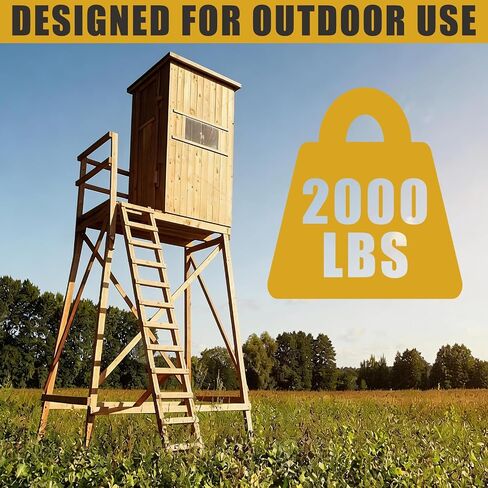 4 Pcs 4"x 4" Deer Stand Brackets | Elevator Bracket Multi-Use Platform Bracket for Outdoor Platforms|Deer Hunting|Shooting Shack|Observation Decks& Tree Houses in Saudi Arabia