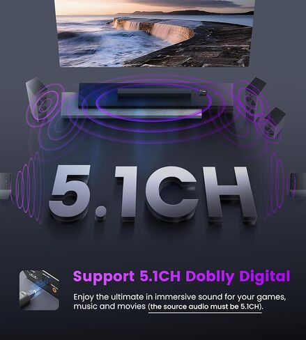 avedio links HDMI eARC/ARC Audio Extractor 4K@60Hz, HDMI to Optical Toslink SPDIF & 3.5mm AUX Stereo Audio Converter Splitter, HDCP 2.2, PCM/DTS 5.1 in Kuwait