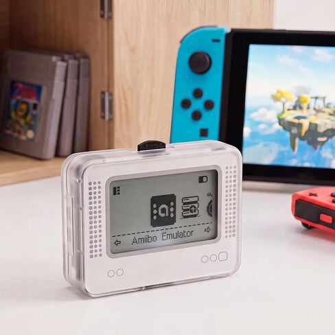 محاكي علامة NFC، لجهاز Switch/3DS/Wii U - تخزين بيانات Ultimate 3000+، متوافق مع أكثر من 50 لعبة، شاشة OLED مقاس 1.4 بوصة، شحن من النوع C، زر نابض، دليل مستخدم إضافي، ترقية محاكي NFC in Kuwait