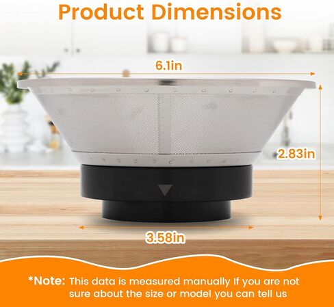 BR-3 Mesh Filter Basket Compatible with breville Juice Models BJE820XL/17, BJE510XL/45, 800JEXL Juicers, Blender Basket Assembly - Ready to Use Mesh Bowl, Upgraded Titanium-coated Blades and Base in Saudi Arabia