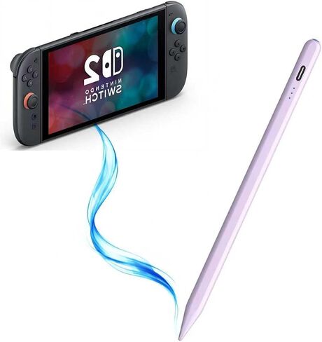 Stylus Pen Compatible with Nintendo Switch 1/2/OLED,for Amazom Max 11,HD 10 Table,Upgraded new Model, Precise Writing Pencil,Fast Charging,Auto Sleep,Button on/Off (Black、) in Kuwait