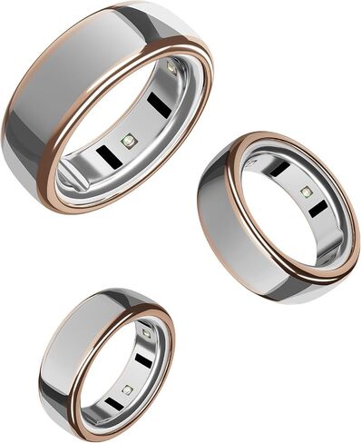 غطاء حلقة SURITCH لـ Oura Ring 4 & Oura Ring Gen 3 Horizon/Heritage، حافظة TPU شفافة رفيعة للغاية ومضادة للأصفر لحلقات Oura مقاس 8، تدعم الشحن مع غطاء - ذهبي in Kuwait