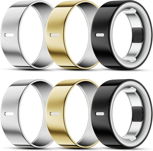6 Pack Ring Cover Compatible with Oura Ring Gen 4/3 Horizon/Heritage | Support Charging with Cover on, Ultra-Thin TPU Protector for Men Women, Size 8 in Kuwait