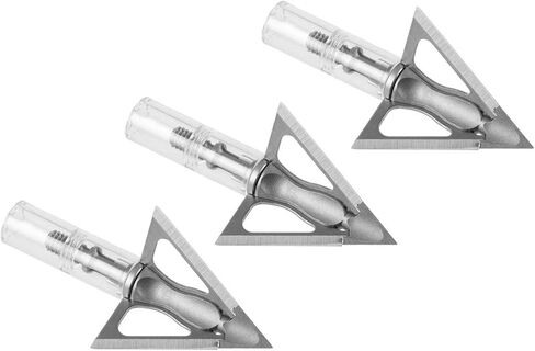 G5 Striker V2 Fixed 3-Blade Broadhead - Archery Hunting Steel Ferrule 100/125 Grain 1.25" Cutting Diameter Broadhead - Crossbow Version in Saudi Arabia