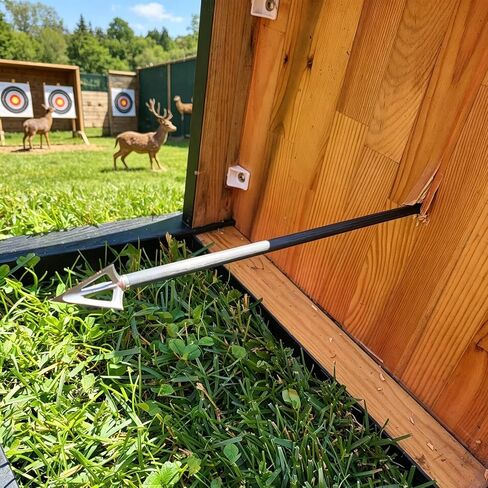 6 Pack Hunting Broadhead 100 Grain 420 Stainless Steel Fixed Blade Broadhead Archery Arrow Tips Crossbow Broadheads for Crossbow and Compound Bow in Saudi Arabia