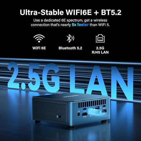 GEEKOM Mini PC IT12 MAX,Ultra 5 125U,16GB RAM,500GB SSD(Upgradeable) | Multitasking Mini Desktop Computers (Arc Graphics) 16GB LPDDR5(5600MT/s) 500GB SSD 8K | WiFi 7| Dual LAN in Saudi Arabia