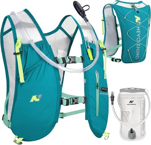 Waterproof Running Vest, Hydration Vest Pack with 1.5L Water Bladder | Breathable 5.5L Water Vest for Hiking, Trail Marathon Race, Ideal for Women and Men in Kuwait