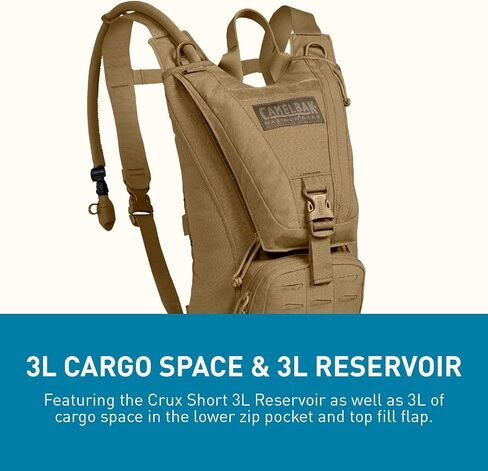 CamelBak Ambush Tactical Hydration Backpack, Low‑Profile MOLLE Design with 100oz Mil‑Spec Crux Reservoir in Saudi Arabia