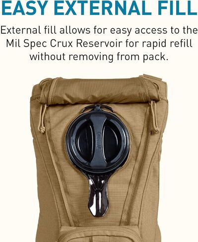 CamelBak Ambush Tactical Hydration Backpack, Low‑Profile MOLLE Design with 100oz Mil‑Spec Crux Reservoir in Saudi Arabia