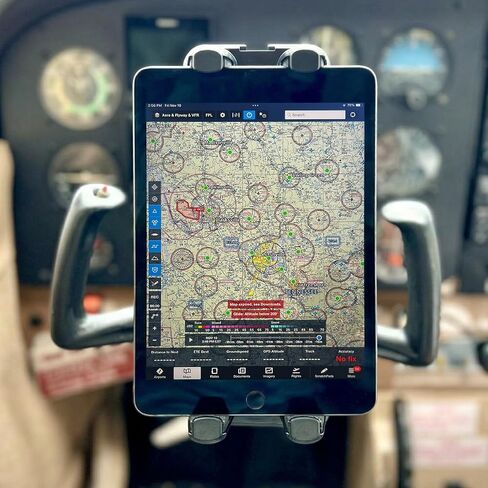 ProAviator Pilot Kneeboard for iPad & Phone (5-13"), 360° Rotating Aviation Mount with Adjustable Tilt, Fits iPad Pro, Air, Mini & Galaxy Tab in Saudi Arabia