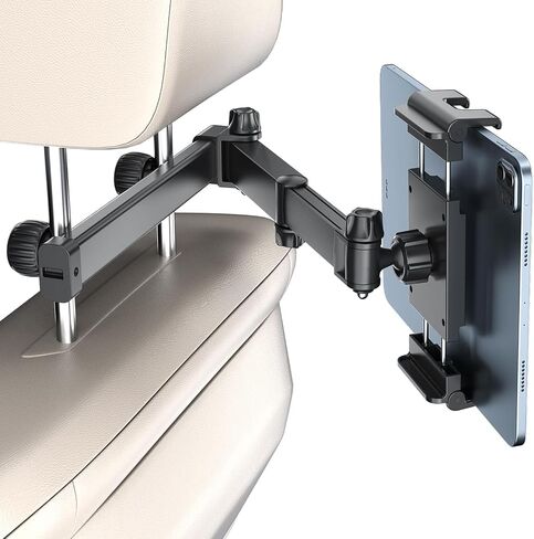PLDHPRO Tablet Holder for Car Headrest Mount iPad Backseat Foldable Back Seat Stand Compatible 5.5-14.6'' Phones Tablets, Road Travel Essentials for Kids Accessories in Saudi Arabia