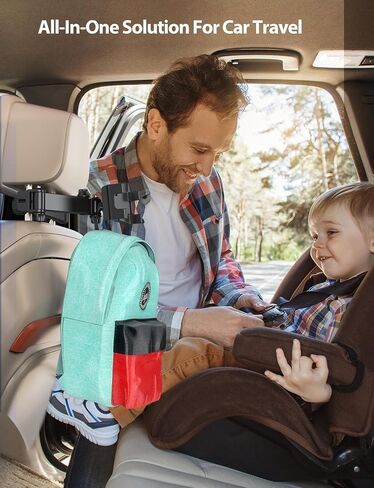 PLDHPRO Tablet Holder for Car Headrest Mount iPad Backseat Foldable Back Seat Stand Compatible 5.5-14.6'' Phones Tablets, Road Travel Essentials for Kids Accessories in Saudi Arabia