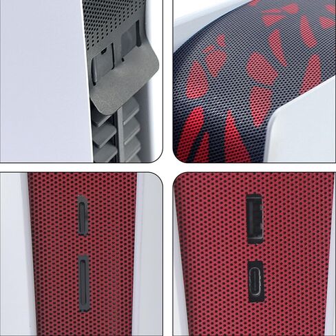 Huoyan New Version 2.0 Dust Cover Net for PS5 Console, PS5 Heatsink Barrier Pets Hair Anti-Dust Cover Dustproof for PlayStation 5 in Kuwait