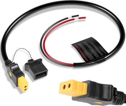 1903017-Compatible Battery End Cable Replacement, 3-Foot 12V Power Cord for Cannon Electric Downriggers, 30A Marine-Grade Waterproof Plug with Anti-Corrosion Cap in Saudi Arabia