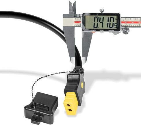 1903017-Compatible Battery End Cable Replacement, 3-Foot 12V Power Cord for Cannon Electric Downriggers, 30A Marine-Grade Waterproof Plug with Anti-Corrosion Cap in Saudi Arabia