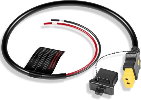 1903017-Compatible Battery End Cable Replacement, 3-Foot 12V Power Cord for Cannon Electric Downriggers, 30A Marine-Grade Waterproof Plug with Anti-Corrosion Cap in Saudi Arabia