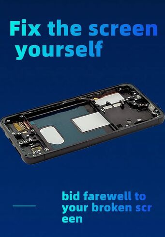 for Samsung Galaxy S22 5G Screen Replacement with Frame | for Samsung S22 Screen Replacement kit S901B S901U G901W S901N S901E LCD Display Touch Screen Digitizer Assembly With Tools in Saudi Arabia
