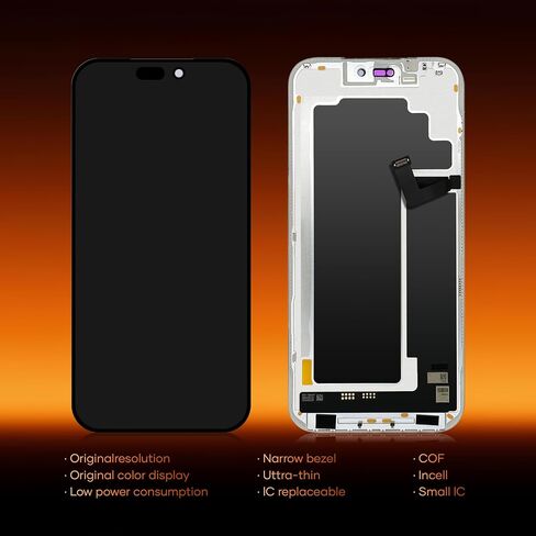 Soft OLED Screen Replacement for iPhone 17 Pro Max (A3257/A3525/A3527/A3526), 6.9" Display with Touch, digitizer, Frame, Repair kit, Tempered Glass & Adhesive Included in Saudi Arabia