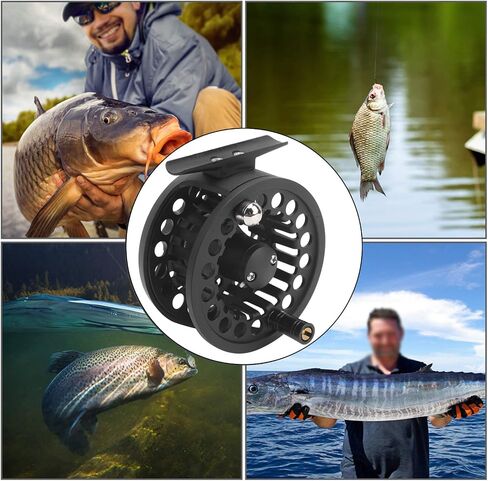 Aluminum Alloy Rock Fly Fishing Reel with 75mm Outside Diameter in Saudi Arabia