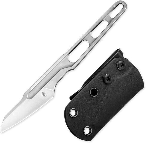 Kizer Cobbler Full Tang Fixed Blade Knife, 2.89" D2 Sharp Blade, 1057A1 | Lightweight, Compact Size, Precision Cutting Performance, One-Piece D2 Handle EDC Fixed Blade for Hunting Survival Camping in Saudi Arabia