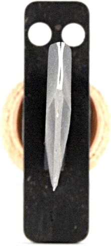 Ontario Knife Company 499 Air Force Survival Knife 5 "شفرة منشار مع حافة علوية زائفة وأخاديد دم، مقبض من الجلد الطبيعي وغمد - 6150 (قد يختلف اللون)، أسود in Kuwait