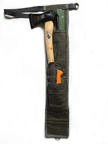 TIPU Axe and Saw Sling, Agawa Saw Bag, Bucksaw Bag, Canvas Sheath for BOREAL21 Folding Bow Saw in Kuwait