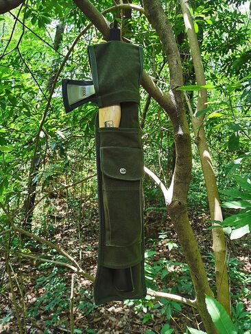 TIPU Axe and Saw Sling, Agawa Saw Bag, Bucksaw Bag, Canvas Sheath for BOREAL21 Folding Bow Saw in Kuwait