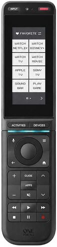 Smart Control Pro Touch | Touch remote combines app control, infrared, Bluetooth, custom activities/screens, backlit keys, and anthracite US finish. in Saudi Arabia