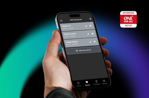 Smart Control Pro Touch | Touch remote combines app control, infrared, Bluetooth, custom activities/screens, backlit keys, and anthracite US finish. in Saudi Arabia