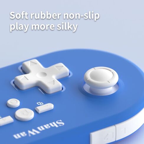 ShanWan Wireless Bluetooth Controller is Compatible With the Switch/Switch 2, Steam Deck, PC, Android, iPhone, iPad, and macOS. It Features Customizable Buttons and Macros, Motion Controls, linear Motor Vibration, Joysticks, Triggers, and a D-pad in Saudi Arabia