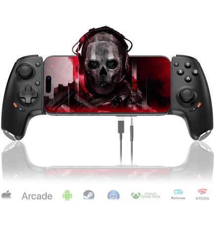 Mobile Gaming Controller for Android and iPhone 17/16/15 Series (USB-C) PS Remote Player Gamepad for PS5/PS4/Xbox/PC with Hall Joysticks/Hall Trigger/3.5mm Audio Jack/Cloud Gaming Controller, Plug & Play in Saudi Arabia