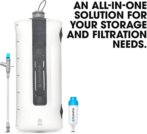 HydraPak Seeker+ Collapsible Water Filtration & Storage (3L or 6L) in Saudi Arabia