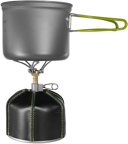 Portable Alcohol Stove for Camping, Mini Stainless Steel Backpacking Burner, Lightweight Outdoor Cooking Stove for Hiking, Picnic, Trekking, Survival and Emergency Use in Kuwait