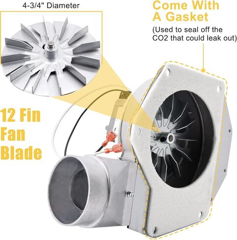 80473 Exhaust Blower for US Stove/USSC American Harvest 6039 6041 6037 6033 Pellet Stoves, King 5500m 5502m 5500 5502 Pellet Stoves, Ashley ap5660 Pellet Stove in Saudi Arabia