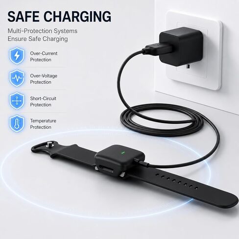 Charger Compatible with Whoop 5.0 One, Peak, Life/Whoop MG Basic Charger, 3.3 Ft/1m USB-A Portable Charging Cable for Whoop 5.0/MG, Not Compatible with WHOOP4.0 in Saudi Arabia