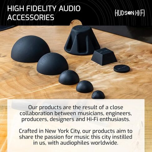 Speaker Isolation Pads – 8-Pack 0.75" Platinum Silicone Feet for Speakers, Subwoofers, Turntables – Non-Slip, Vibration Damping Pads with Adhesive – 20 Duro Anti-Vibration Mounts in Saudi Arabia