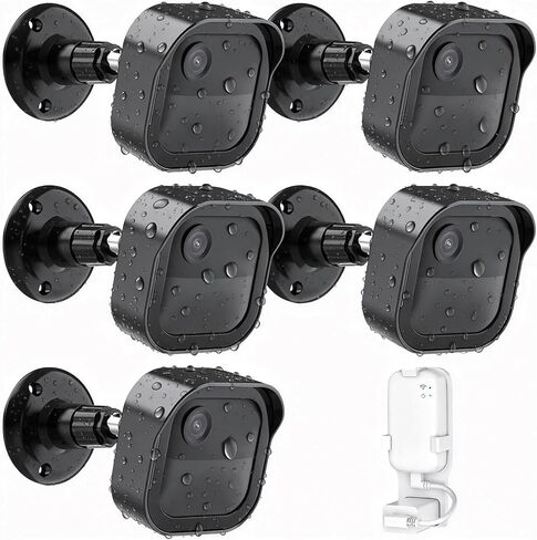 5 Pack Outdoor Camera Mount for Blink Outdoor 4/Outdoor 2K+/3rd Gen, Weatherproof Protective Housing and 360°Adjustable Camera Wall Mount Bracket with Sync Module Core Mount in Saudi Arabia