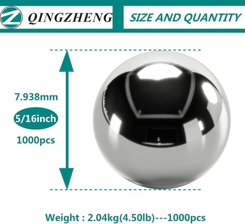 Z QINGZHENG 1000pcs 5/16inch Steel Bearing Ball Slingshot Ammo Give Away Outdoor Hunting Slingshot (1pcs) in Saudi Arabia