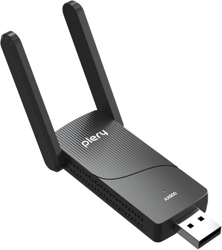WiFi 6 USB Adapter for Desktop PC, AX900 Dual Band (5GHz/2.4GHz) | WiFi Bluetooth Adapter & Wireless WiFi Dongle for Windows 10/11,High Gain Dual Antennas, WPA3, MU-MIMO in Saudi Arabia