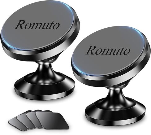 【 2-Pack 】 Magnetic Phone Holder for Car Dashboard【Strong Magnet】iPhone Magnetic Phone Mount for Car Phone Holder 【4 Metal Plate】Cell Phone Holders for Your Car Mount for iPhone 17 Pro Max Air 16 15 in Saudi Arabia