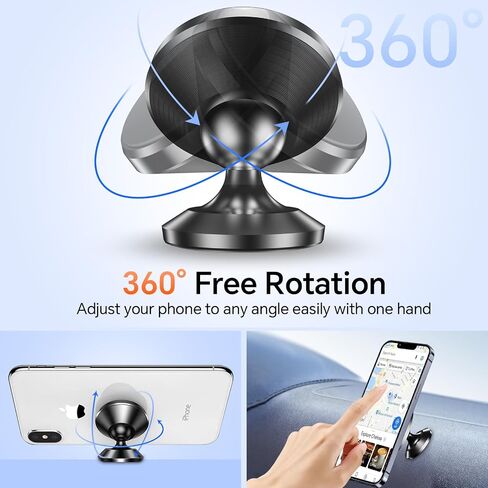 【 2-Pack 】 Magnetic Phone Holder for Car Dashboard【Strong Magnet】iPhone Magnetic Phone Mount for Car Phone Holder 【4 Metal Plate】Cell Phone Holders for Your Car Mount for iPhone 17 Pro Max Air 16 15 in Saudi Arabia